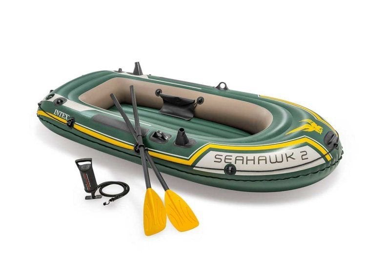 NIEUW Opblaasboot 2pers set Intex Seahawk 2 Pomp +Roeispanen, Ophalen, Opblaasbaar, Overige typen, Nieuw