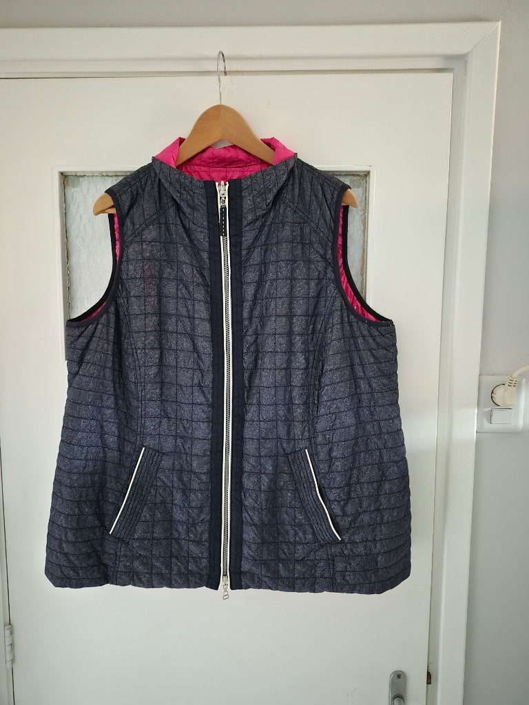 2 kanten bodywarmer rose blauw van bonita maat xxl 46, Blauw, Maat 46/48 (XL) of groter, Bonita, Ophalen of Verzenden