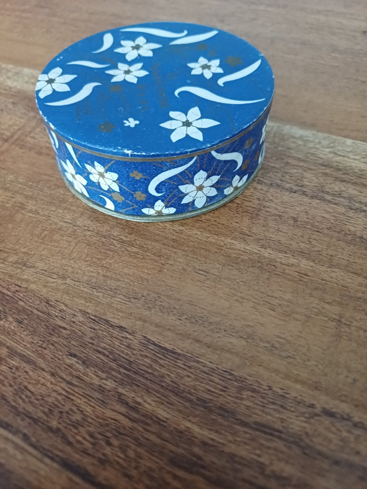 Antieke Franse Poederdoos Narcisse Bleu de Mury Parijs, Antiek en Kunst, Verzenden
