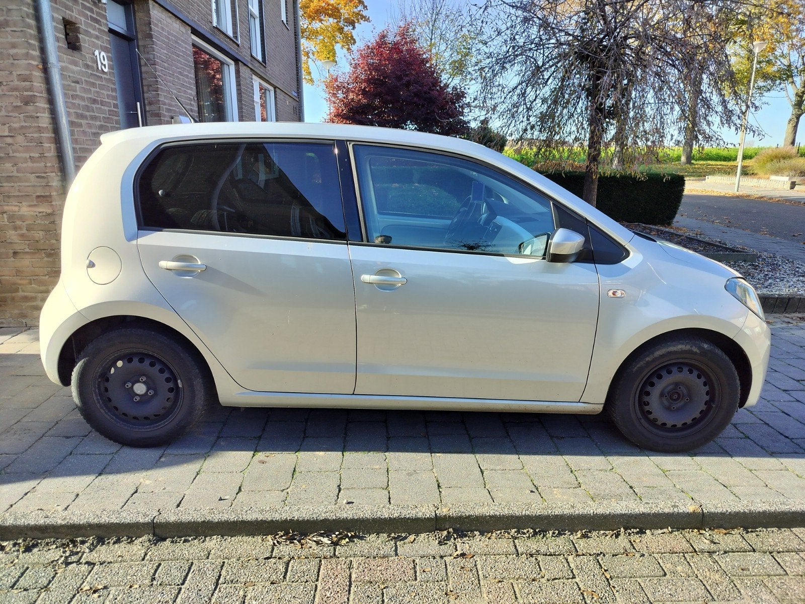 Michelin winterbanden op stalen velg 175/65 R14, Ophalen of Verzenden, Gebruikt