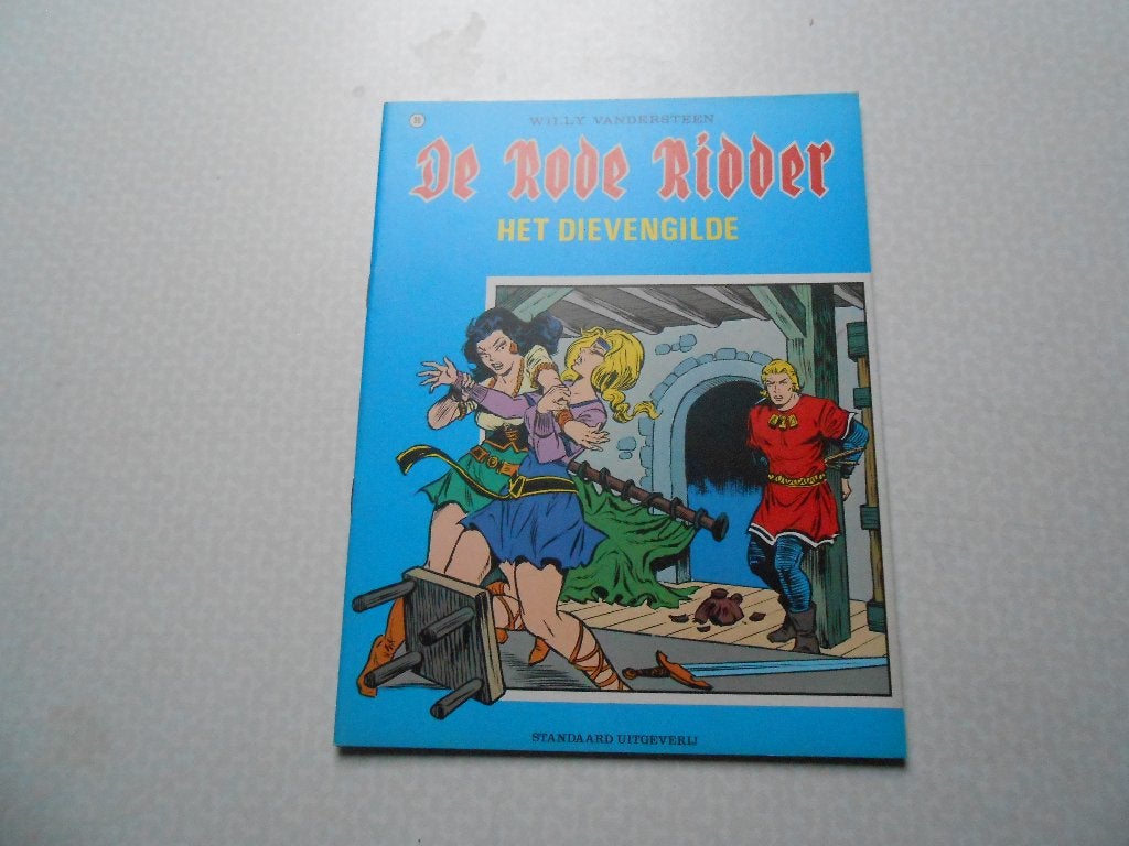 Rode ridder 90 Het dievengilde 1980 1 ste druk., Boeken, Stripboeken, Willy van der Steen., Eén stripboek, Ophalen of Verzenden