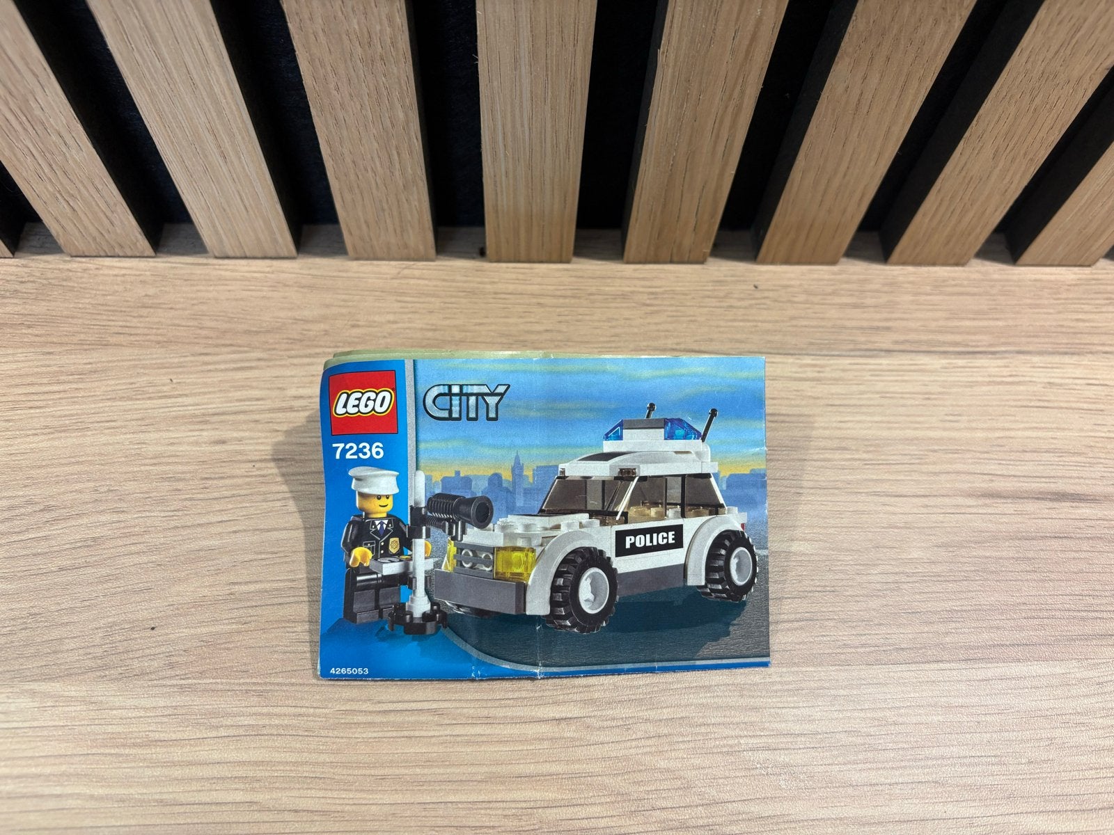 LEGO City Politieauto 7236 - Complete set met doos, Kinderen en Baby's, Speelgoed | Duplo en Lego, Ophalen, City, Lego, Zo goed als nieuw