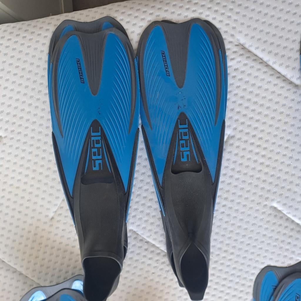 SEAC  duikvinnen Maat 40/41 - Blauw/Zwart, Watersport en Boten, Duiken, Ophalen of Verzenden, Nieuw, Zwem- of Duikvliezen