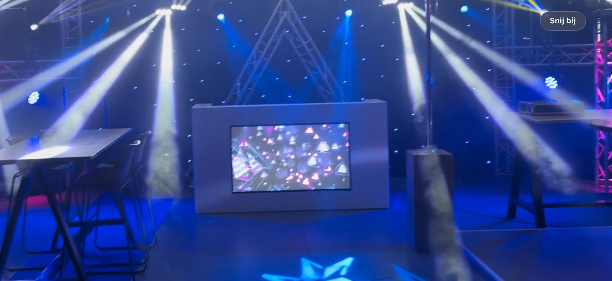 Professionele DJ Booth met LED Scherm, Ophalen, Gebruikt, Dj-set, Overige merken