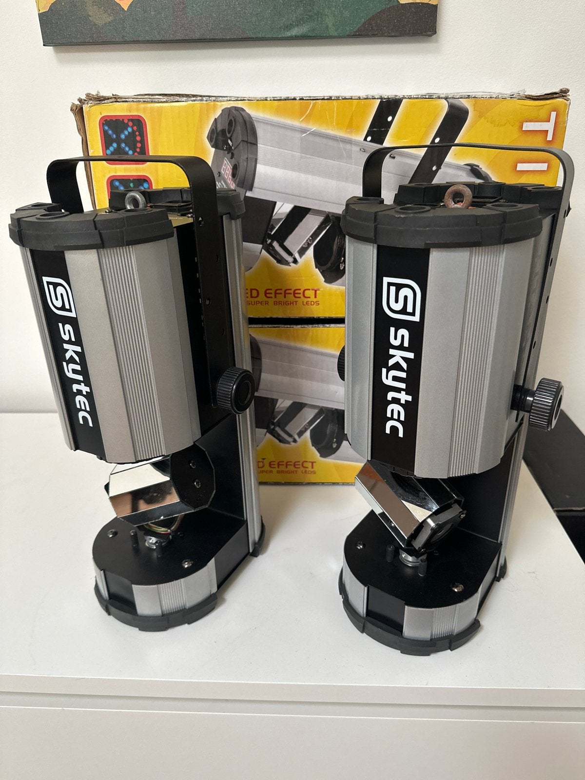 Skytec Titan DMX512 LED Lichteffecten (Set van 2), Muziek en Instrumenten, Ophalen of Verzenden, Zo goed als nieuw, Licht, Kleur