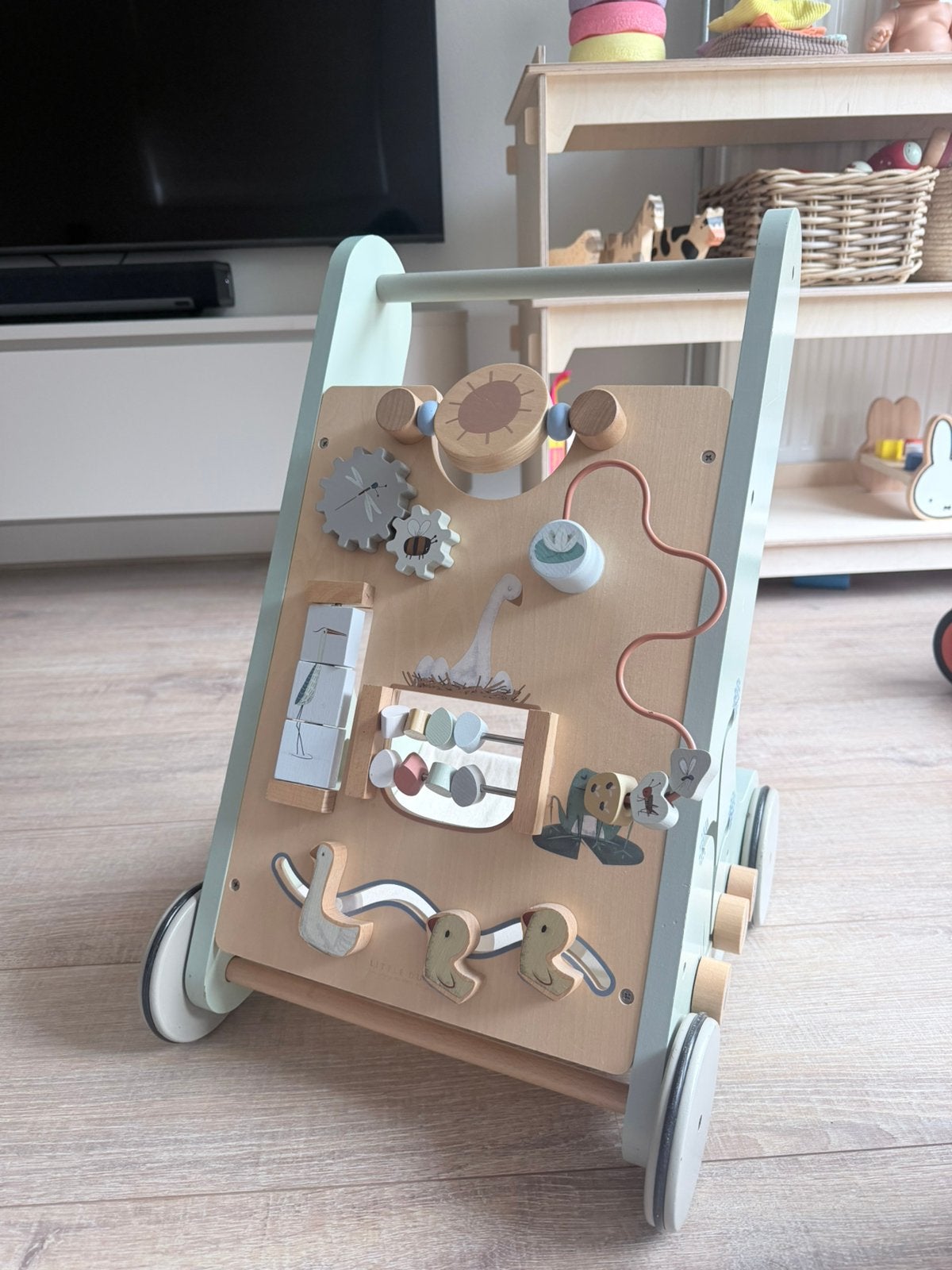 Loopwagen little dutch, Kinderen en Baby's, Speelgoed | Houten speelgoed, Ophalen, Gebruikt