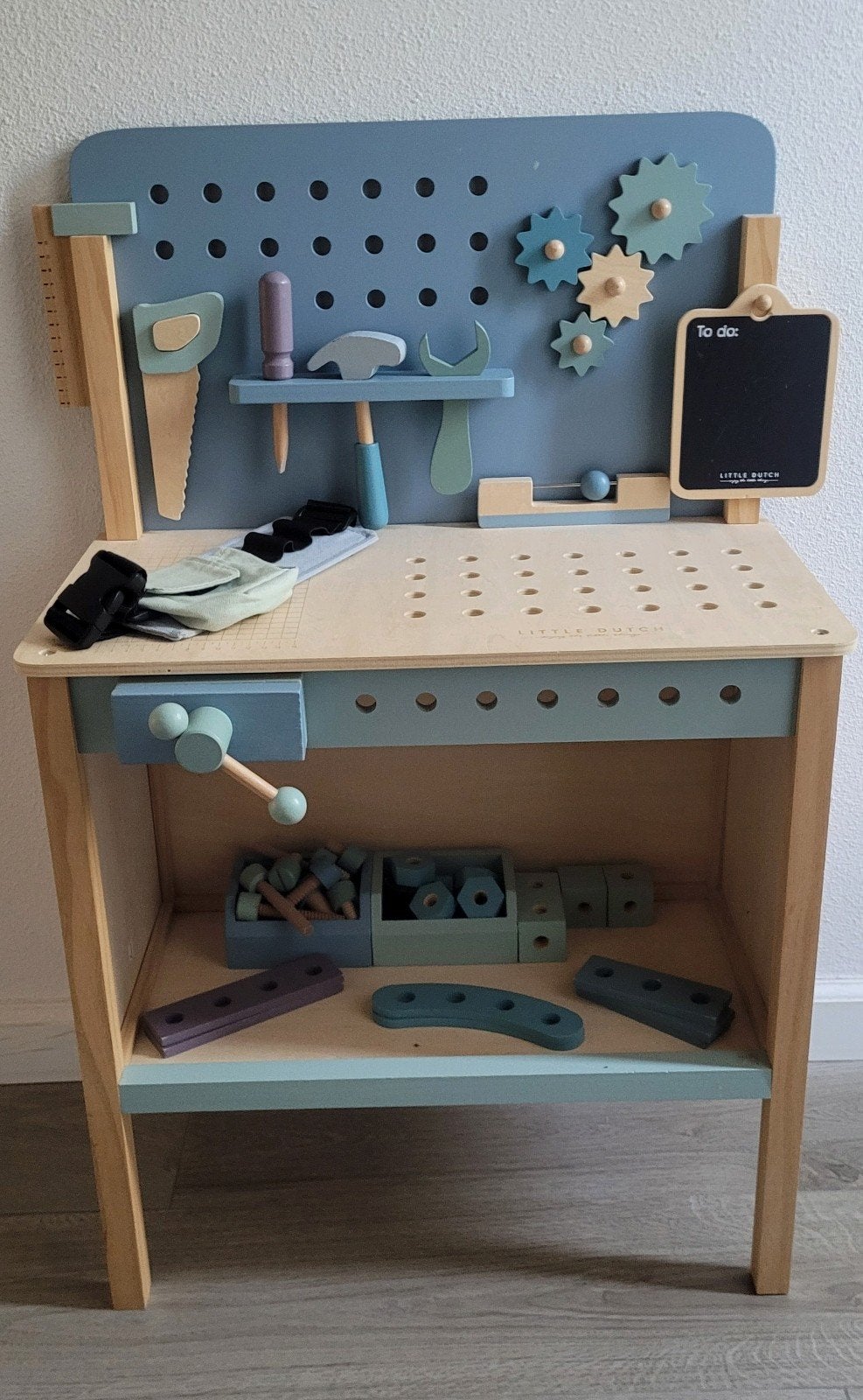 Te koop: Little Dutch houten werkbank, Ophalen, Gebruikt