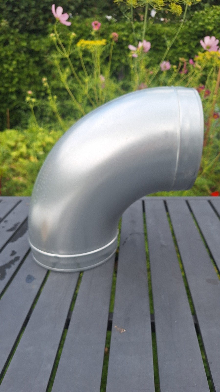 Aluminium bocht 200 mm 90gr., Ophalen, Aluminium, Zo goed als nieuw, Minder dan 2 meter