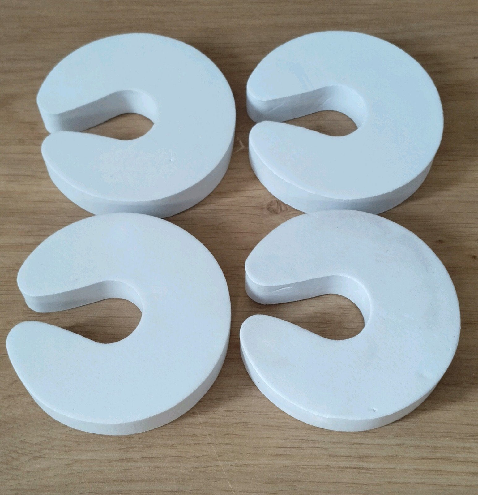 Deurstopper schuim wit (4 stuks), Binnen, Gebruikt, Verzenden, Wit