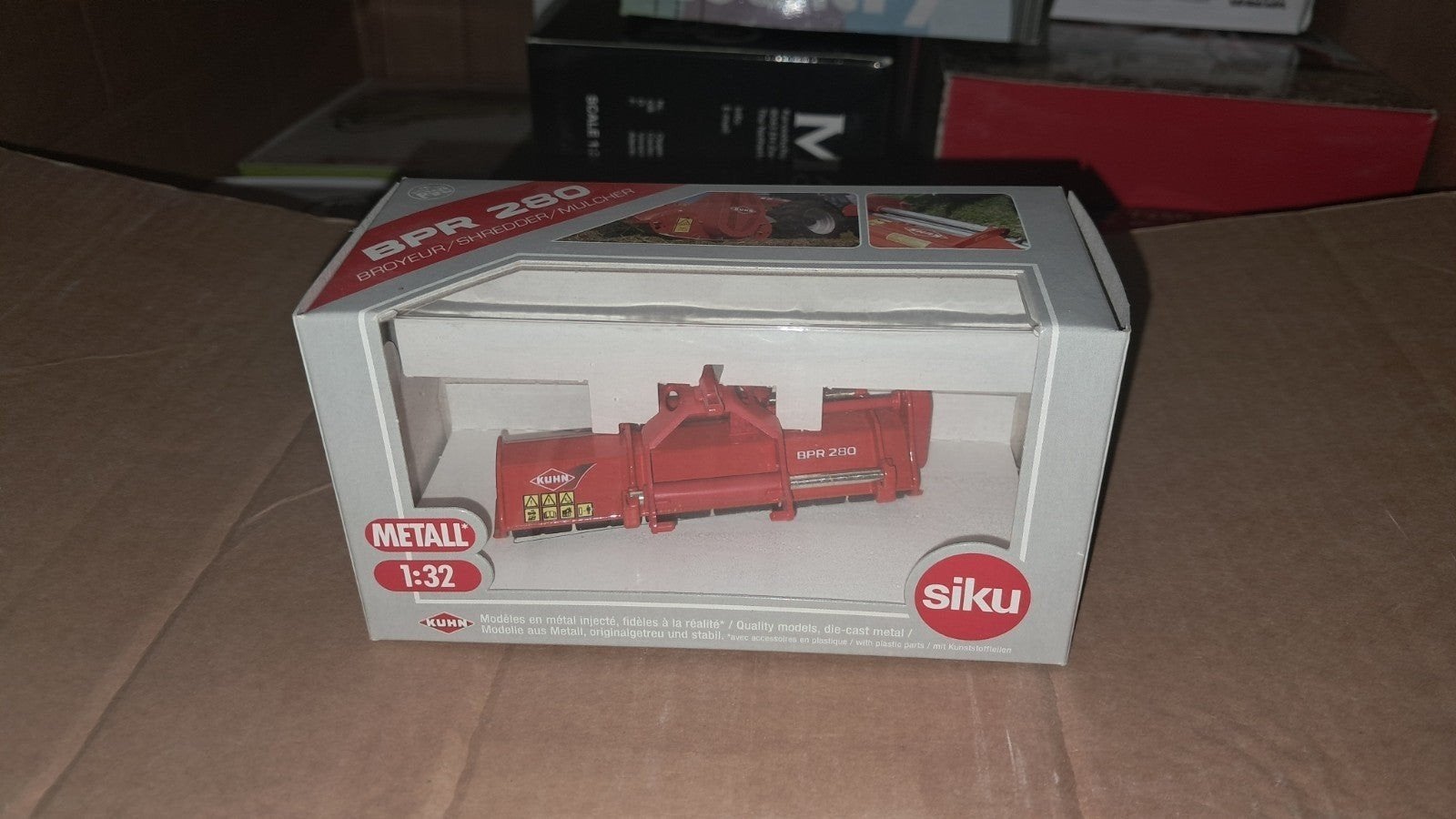 Kuhn Mulcher BPR 280 siku, Hobby en Vrije tijd, Modelauto's | 1:32, Ophalen of Verzenden, Nieuw, Tractor of Landbouw, SIKU