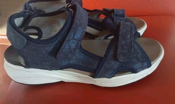 Xsensible dames sandalen Blauw Maat 39, Xsensible, Blauw, Zo goed als nieuw, Sandalen of Muiltjes