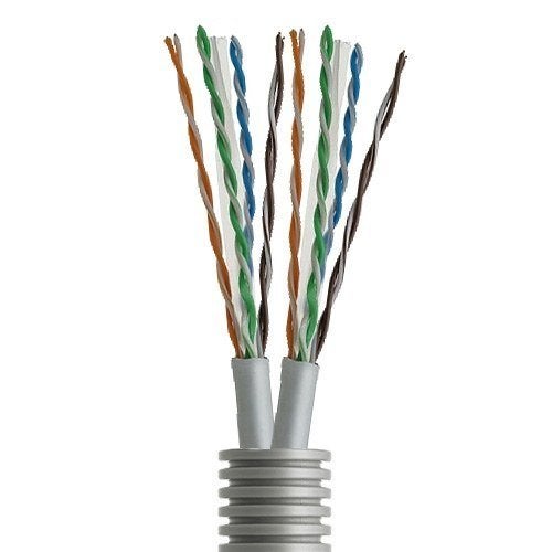 Flexpijp 20mm + 2 x UTP CAT6 Dca - 100 meter (100 meter), Verzenden, Nieuw