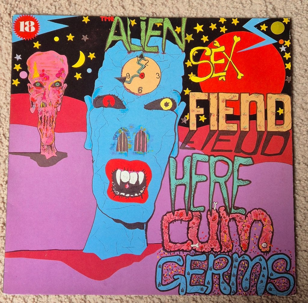 Alien Sex Fiend – Here Cum Germs, Ophalen of Verzenden, Rock, LP