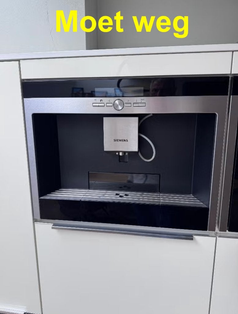 SIEMENS TK76k572 inbouw koffieautomaat compleet, Witgoed en Apparatuur, Ophalen, Gebruikt, Koffiemachine, 2 tot 4 kopjes