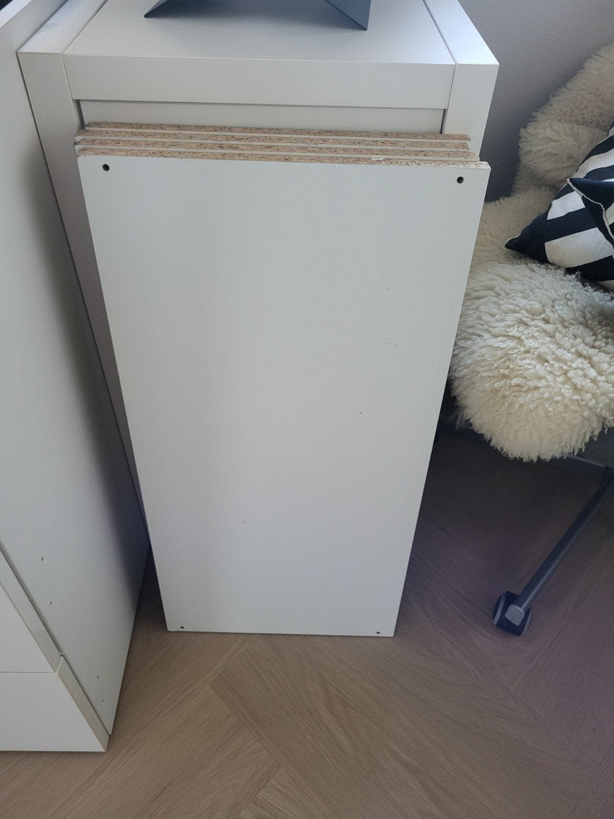 4x IKEA PAX Legplanken 75x35 cm - Wit, Ophalen