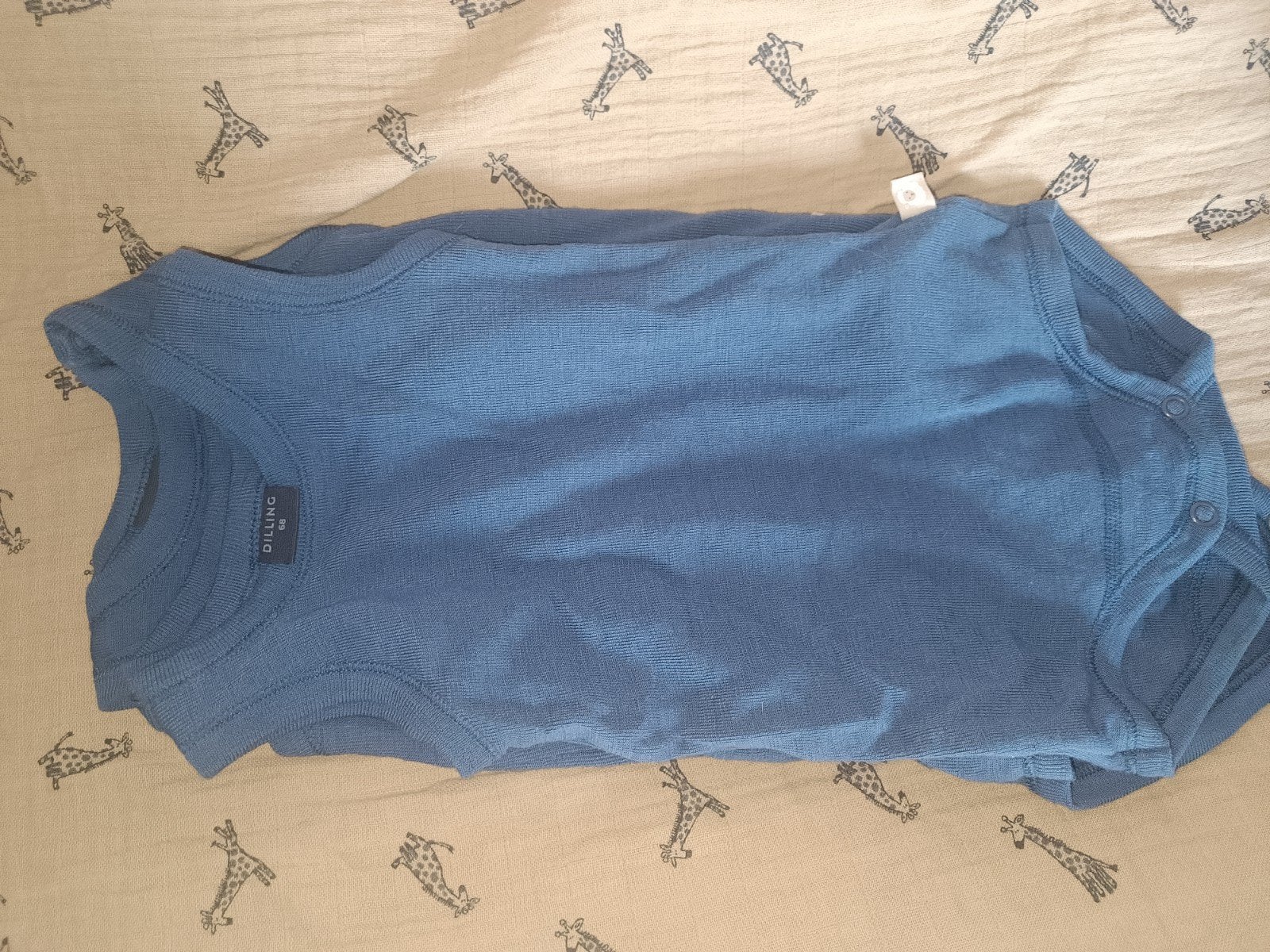3x Dilling romper kort merinowol 68, Ophalen of Verzenden, Zo goed als nieuw, Jongetje of Meisje, Nacht- of Onderkleding