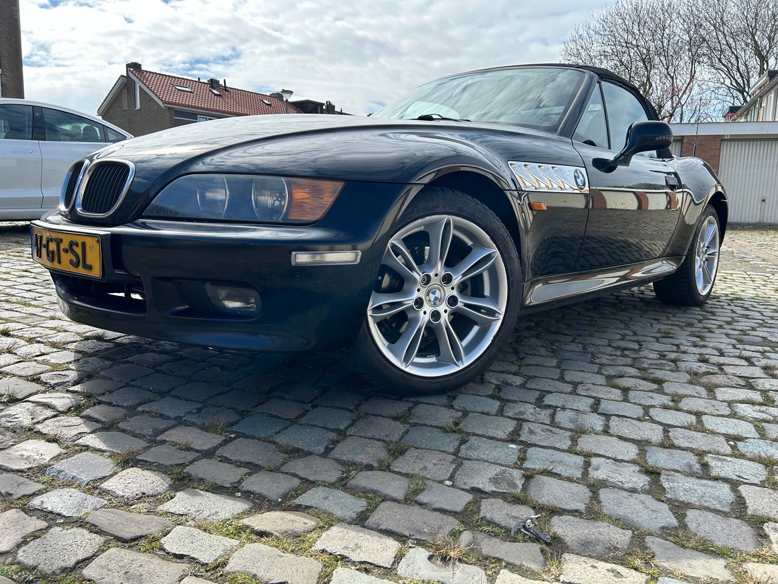 BMW Z3 1.9 I Roadster 2001 Zwart, Auto's, BMW, 13 km/l, 118 pk, 4 cilinders, Cabriolet
