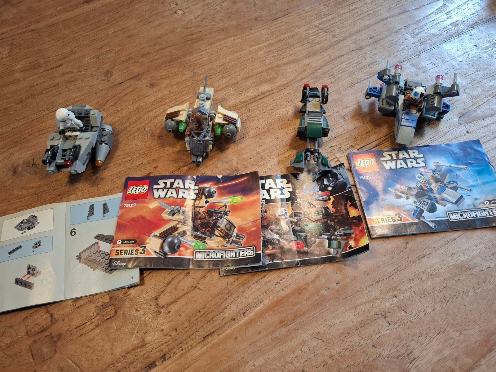 LEGO Star Wars Microfighters sets (4 stuks), Ophalen of Verzenden, Gebruikt
