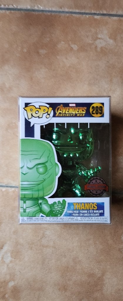 Marvel the avengers thanos green Chrome exclusive funko pop, Ophalen of Verzenden, Nieuw