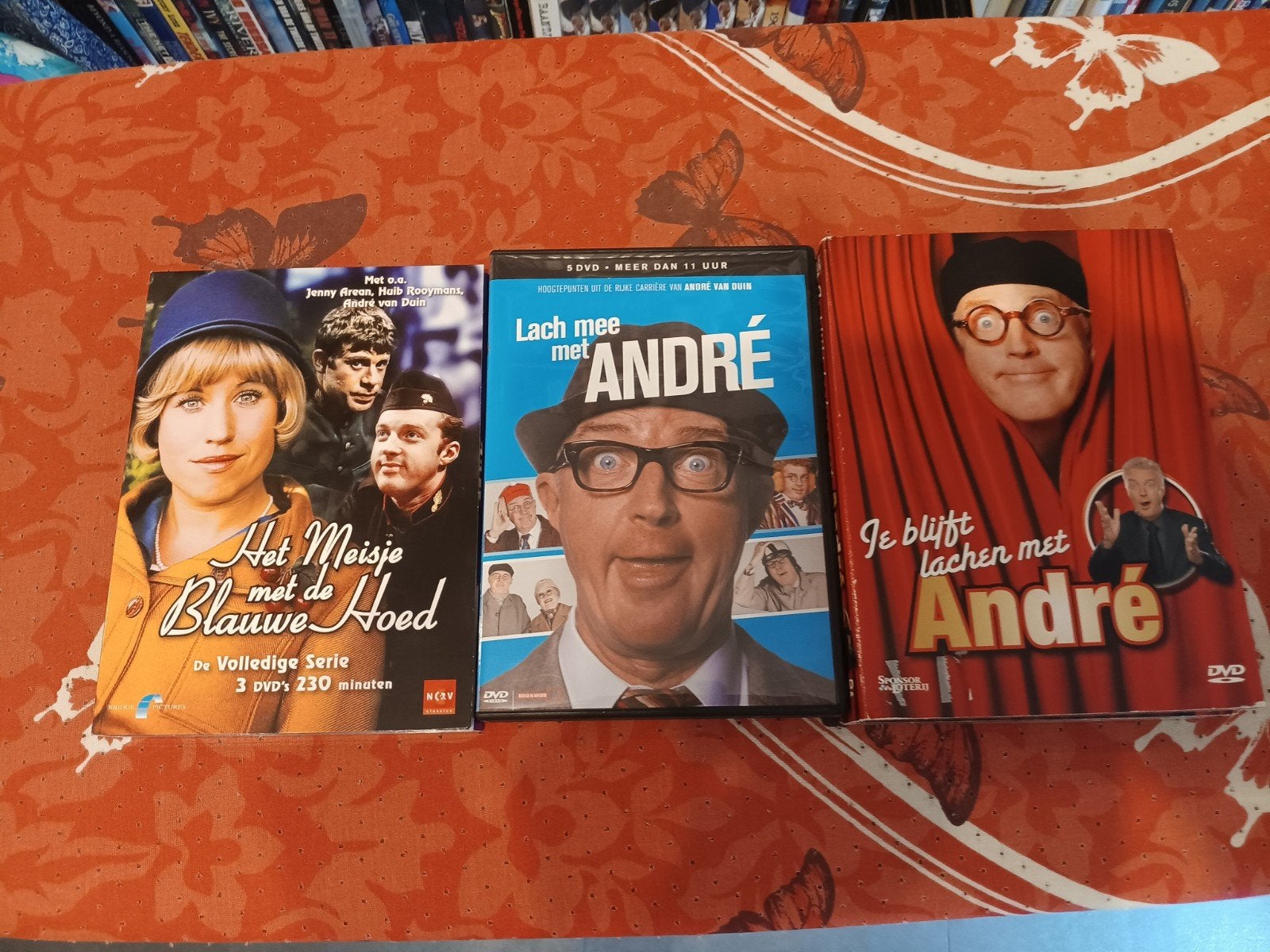 DVD's André van Duin & Het Meisje met de Blauwe Hoed, Overige artiesten, Gebruikt, Alle leeftijden, Nederlands