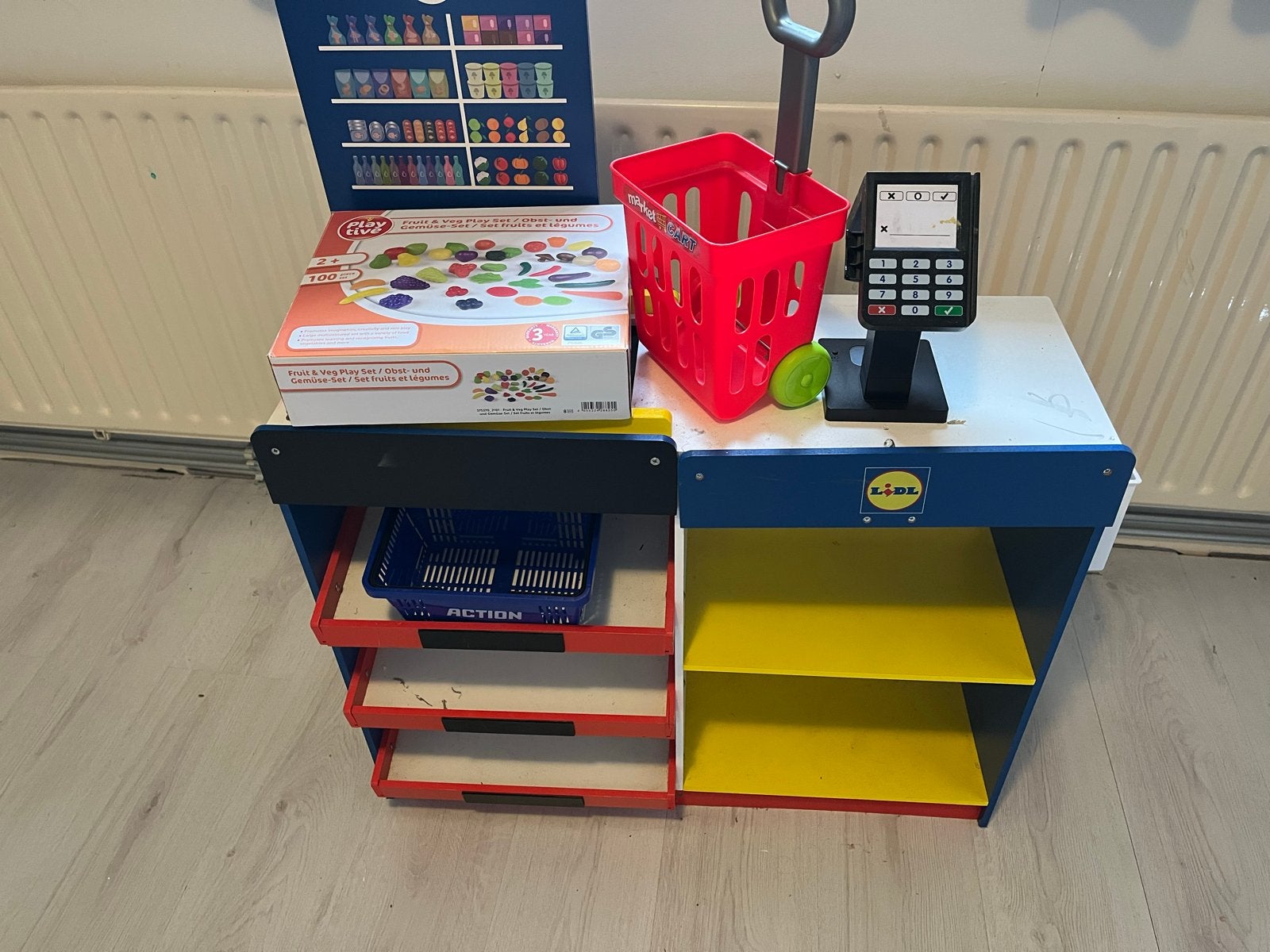 Lidl speelgoedwinkel met accessoires, Ophalen, Gebruikt, Jongen of Meisje