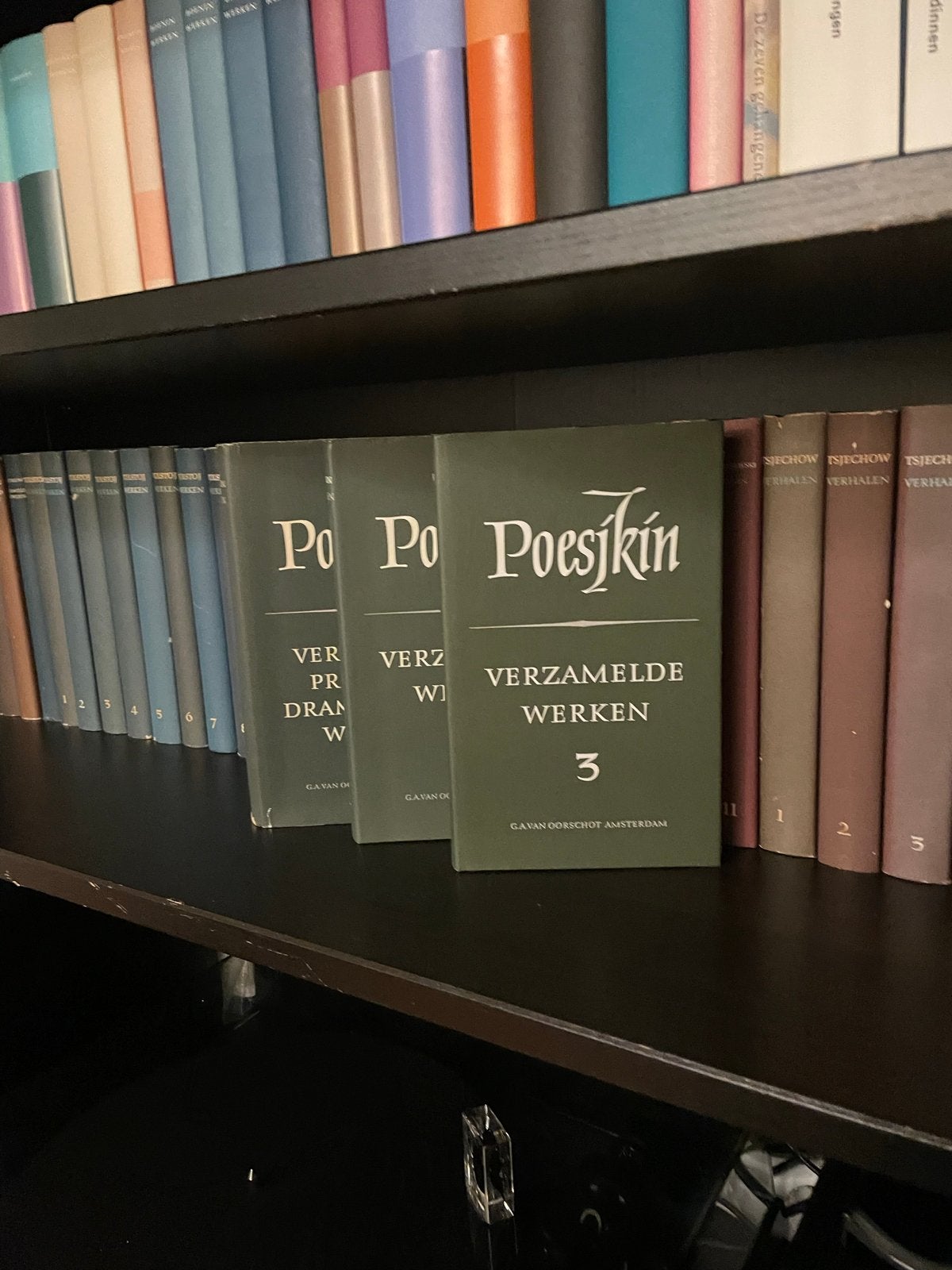 Poesjkin Russische bibliotheek van Oorschot (3 delen), Ophalen of Verzenden, Gelezen