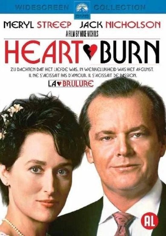 Heartburn (1986), Alle leeftijden, Ophalen of Verzenden, Zo goed als nieuw, Romantiek