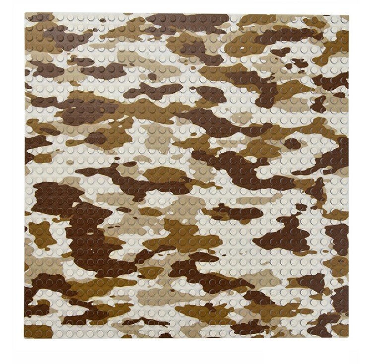 🎁 WW2 Bouwstenen - W13 - Bouwplaat camouflage bruin 🎁, Verzenden, Nieuw