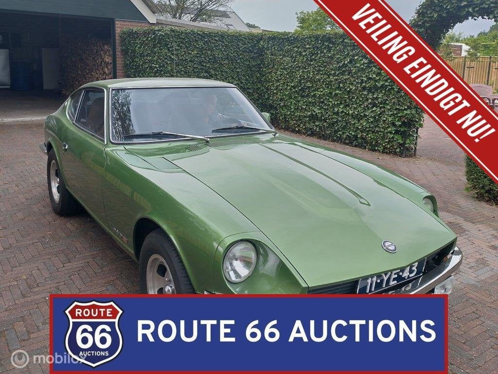 Datsun 260Z | 1974 | Route 66 Auctions, Auto's, Overige merken, Overige carrosserieën, Zwart, Bedrijf
