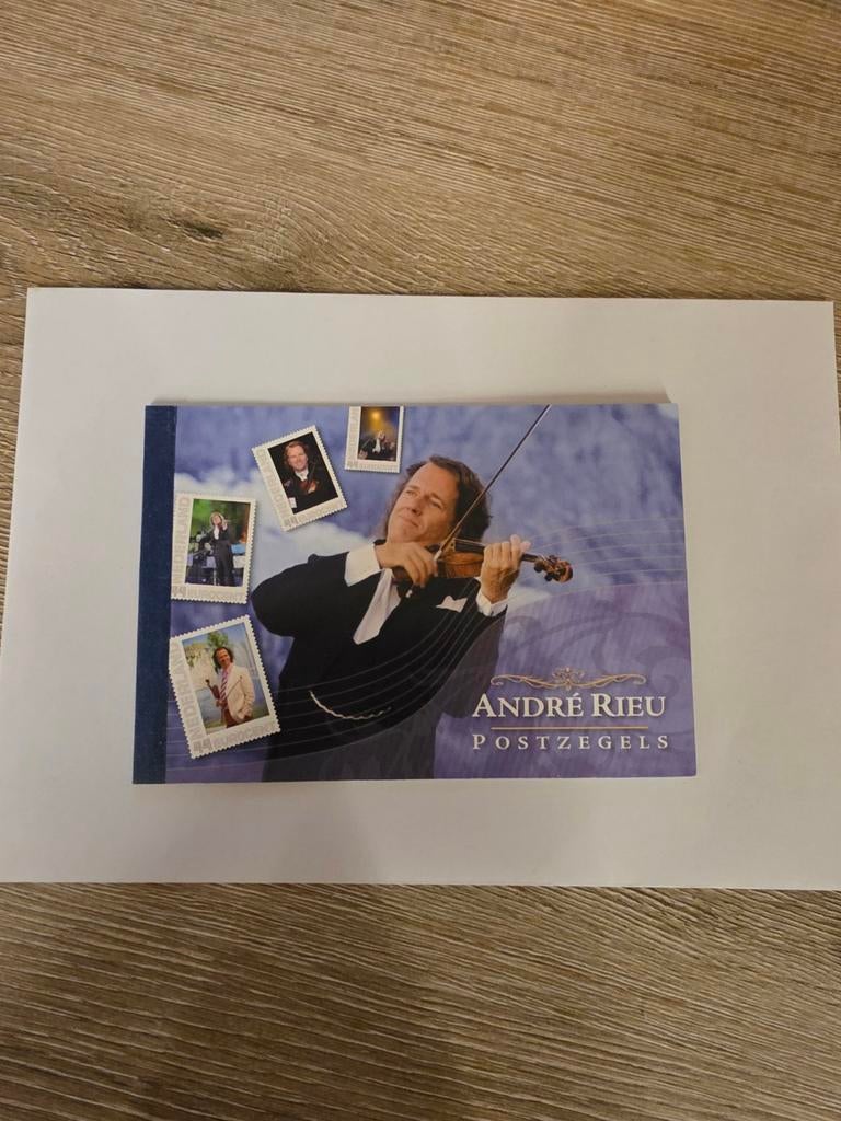 Prestige boekje André Rieu, Postzegels en Munten, Postzegels | Nederland, Ophalen of Verzenden, Na 1940, Postfris
