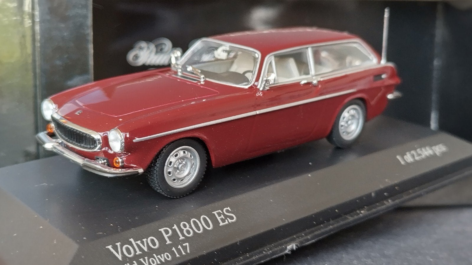 Volvo P1800 ES wijnrood 1;43 Minichamps Pol, Auto, Verzenden, Nieuw, Pauls Model Art