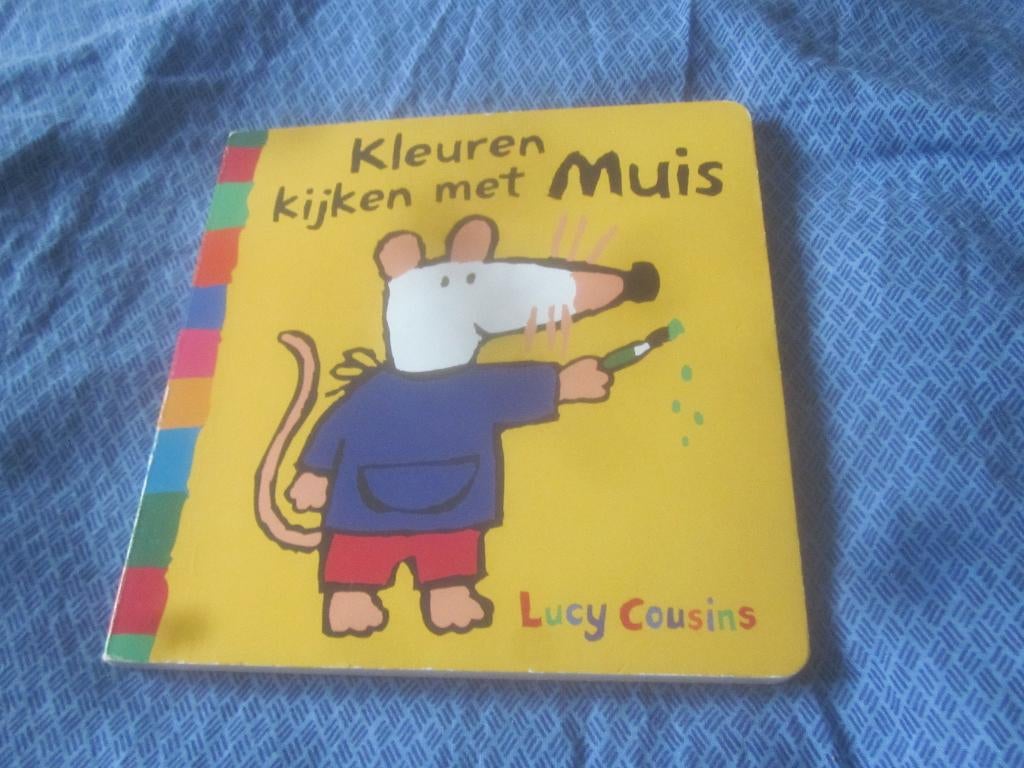 Kleuren kijken met Muis Lucy Cousins zgan, Boeken, Lucy Cousins, Ophalen of Verzenden, Zo goed als nieuw, 1 tot 2 jaar