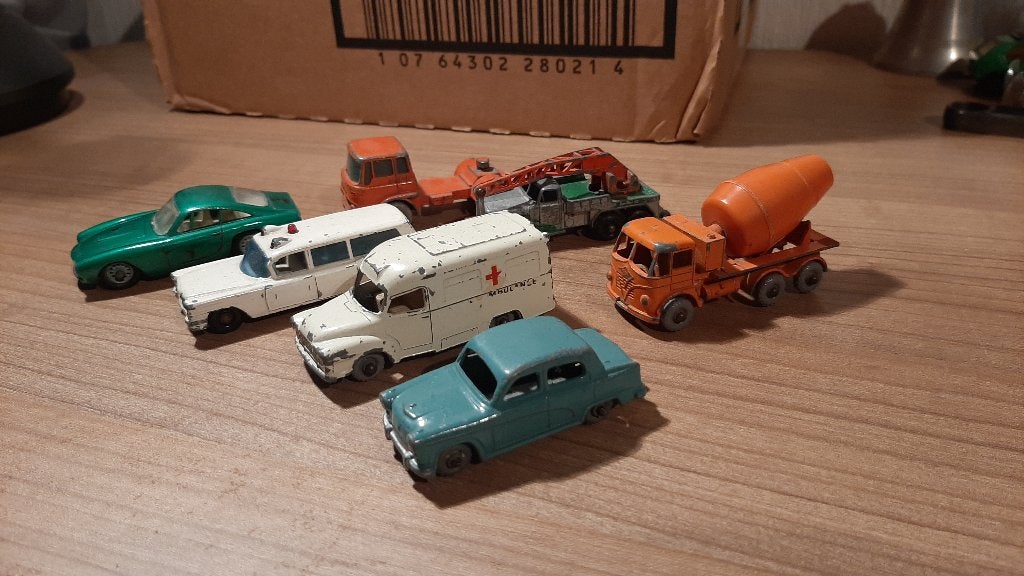 7x matchbox lesney made in england matchbox, Ophalen of Verzenden, Gebruikt, Auto