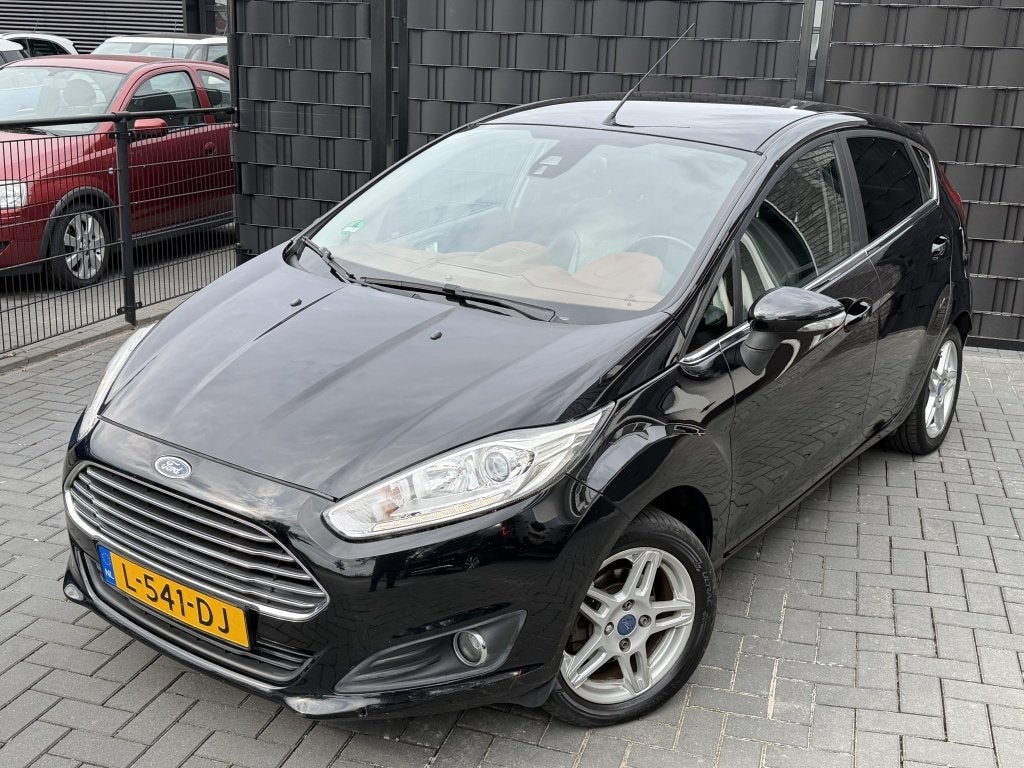 Ford Fiesta 1.0 EcoB. Titanium X| LEER| CLIMA| 5DRS| VOL OPT, Euro 5, 101 pk, Leder, Handgeschakeld