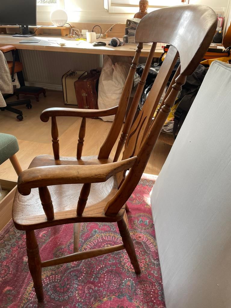Antieke windsor stoel. Zit heerlijk . Zeer goede staat, Antiek en Kunst, Antiek | Meubels | Stoelen en Banken, Ophalen