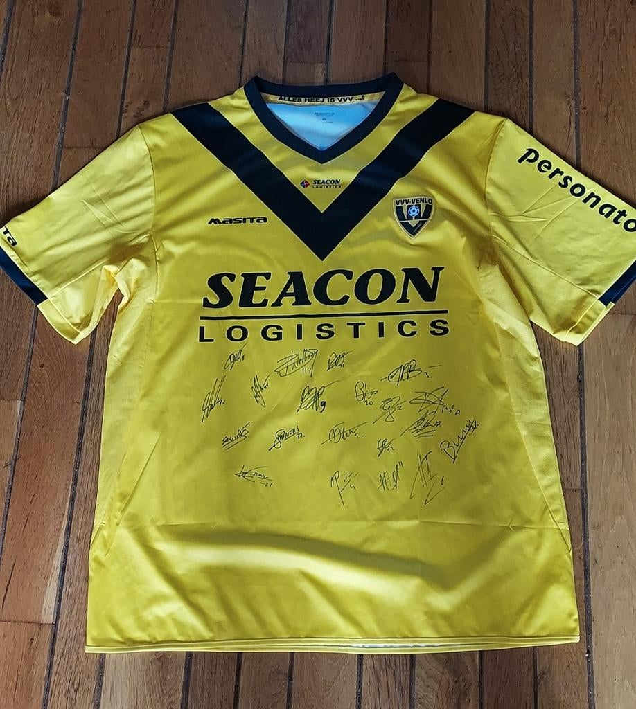 VVV Venlo voetbalshirt gesigneerd, Sport en Fitness, Ophalen of Verzenden, Nieuw, Shirt