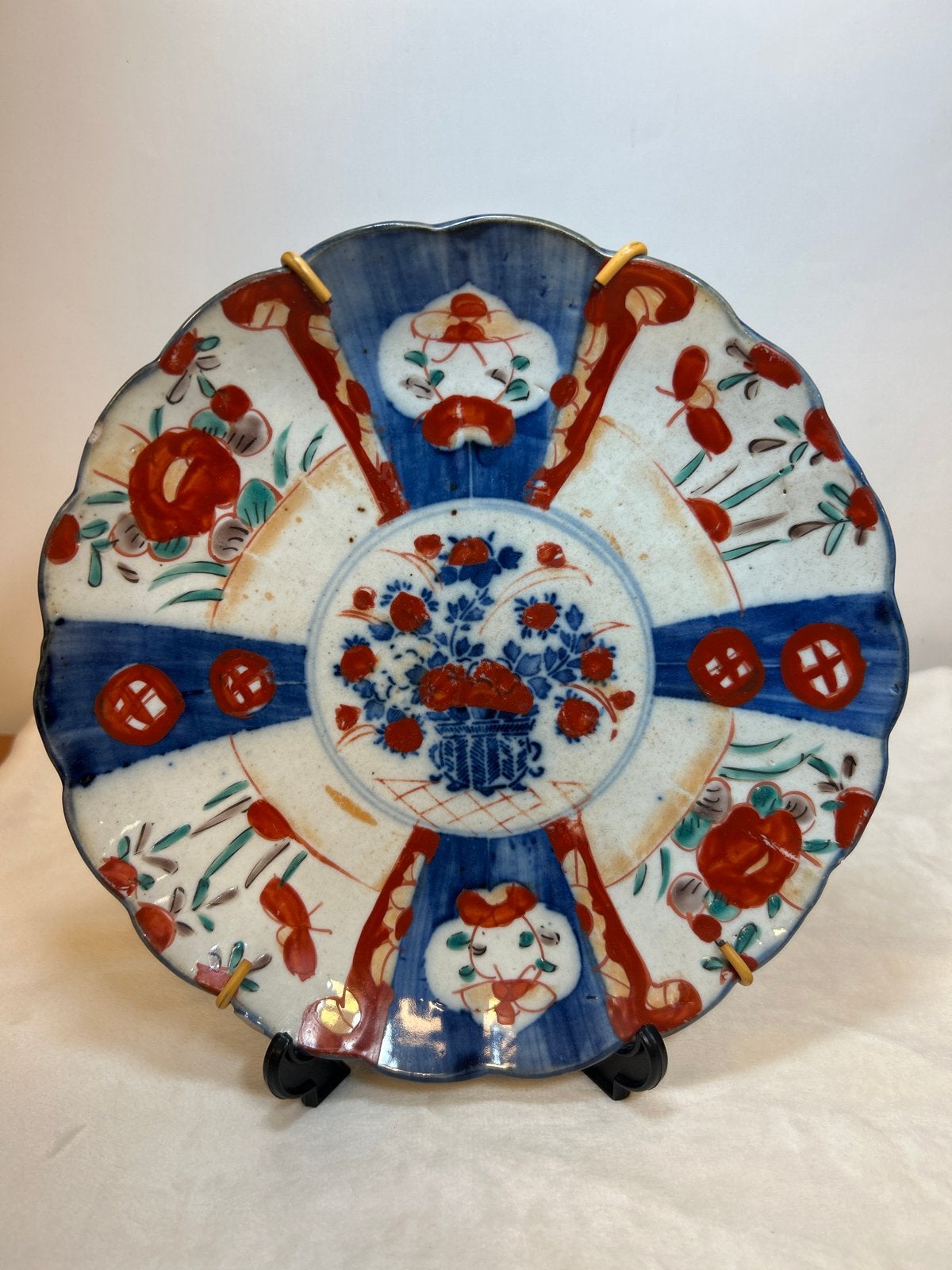 Antiek Japans Imari Porseleinen Schotel, 19e Eeuw, Ophalen of Verzenden