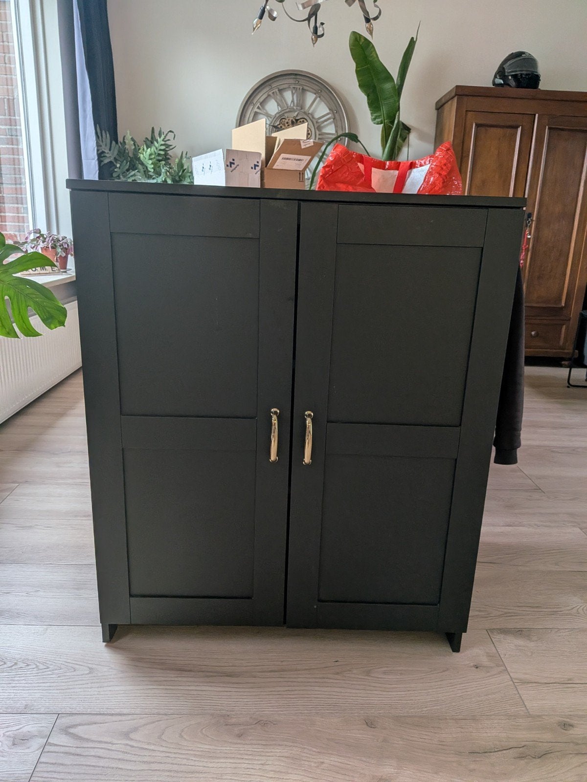 IKEA Brimnes kast - Zwart, Ophalen, Gebruikt