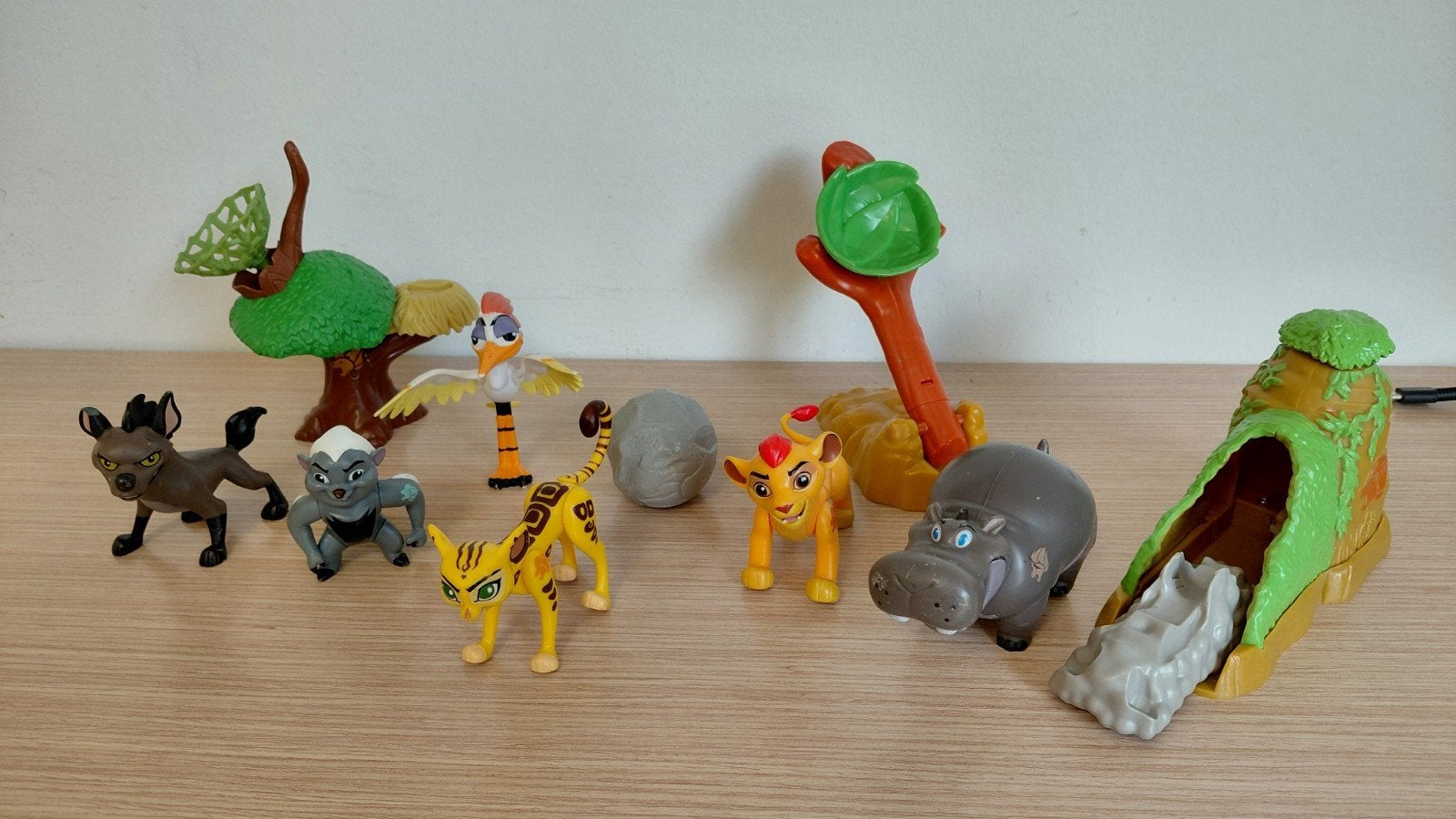 Leeuwenwacht Lion guard Disney poppetjes, Ophalen of Verzenden, Zo goed als nieuw