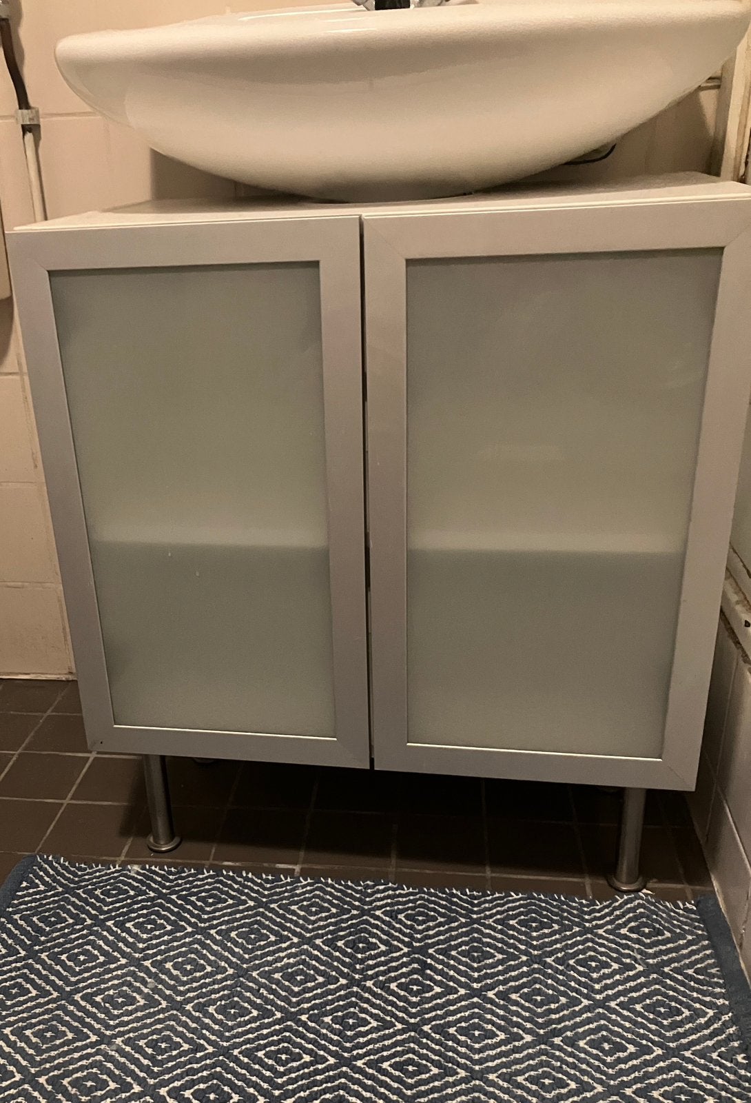 Onderkast wastafel, Huis en Inrichting, Badkamer | Badkamermeubels, Ophalen, Gebruikt, 50 tot 100 cm, Minder dan 100 cm
