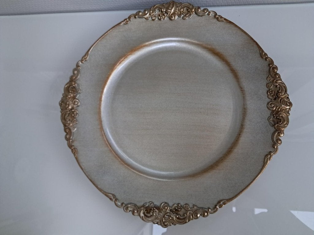 onderbord / decoratie schaal  NIEUW, Kunststof, Schaal, Rond, Nieuw