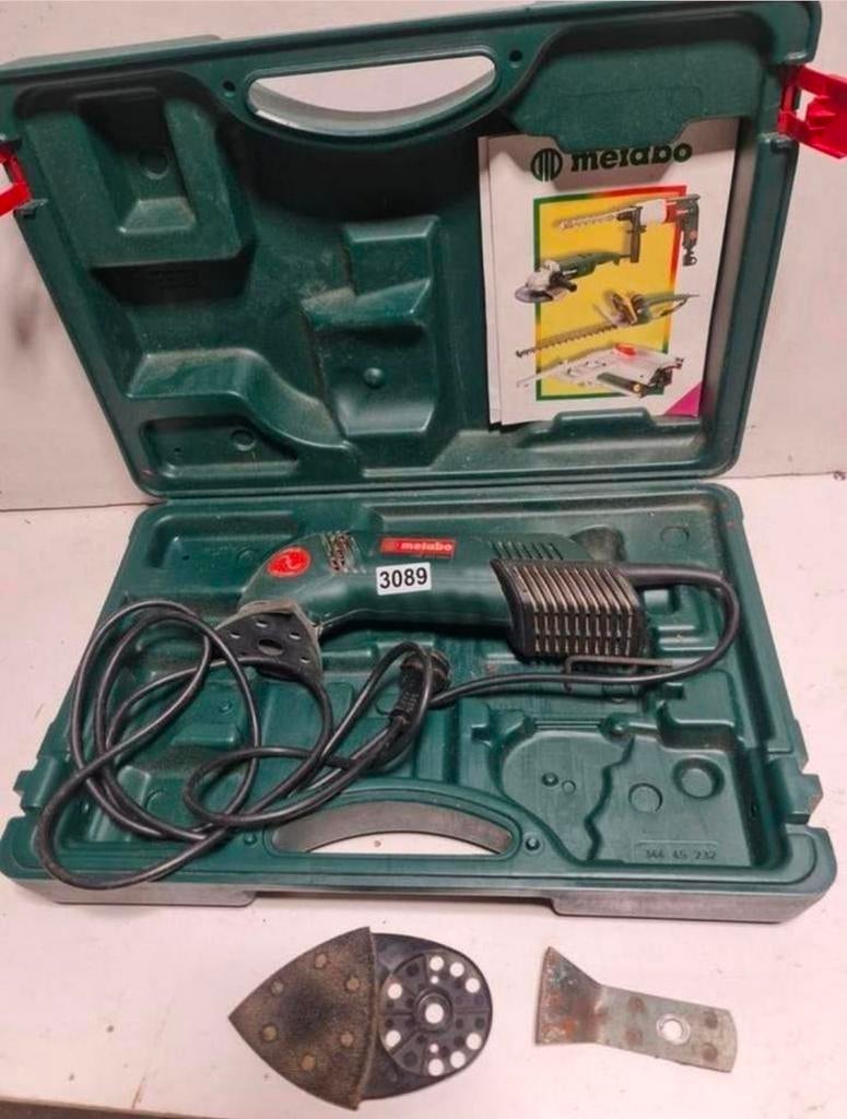Metabo DSE 280 Intec delta schuurmachine in koffer - 280W, Ophalen of Verzenden, Metabo, N.v.t, N.v.t