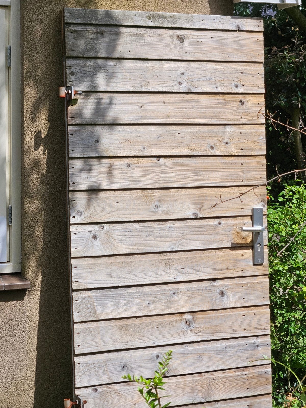 Houten buitendeur met beslag - 192x89,5 cm, Ophalen, Gebruikt, 80 tot 100 cm, Minder dan 200 cm
