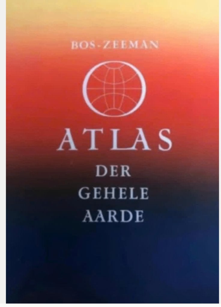 Atlas der gehele Aarde - Bos-Zeeman - 1961- 36e druk, Gelezen, Bosatlas, Ophalen of Verzenden, 1800 tot 2000