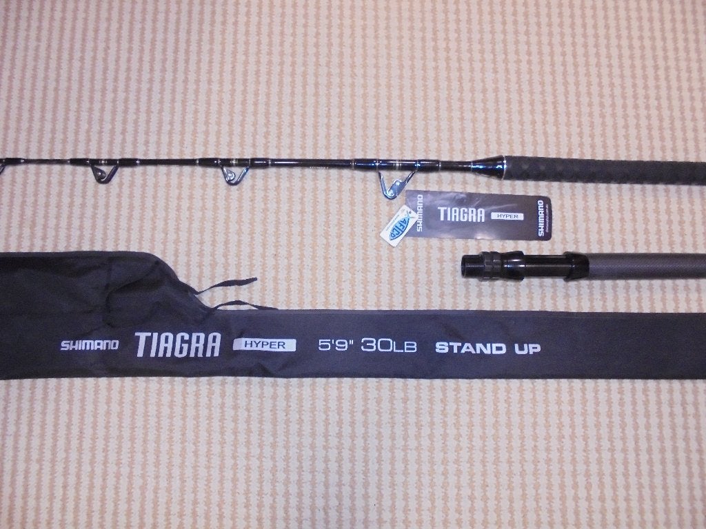 Shimano Tiagra Hyper Stand-up Hengel 30Lbs 1,75m Trolling., Ophalen, Nieuw, Werphengel