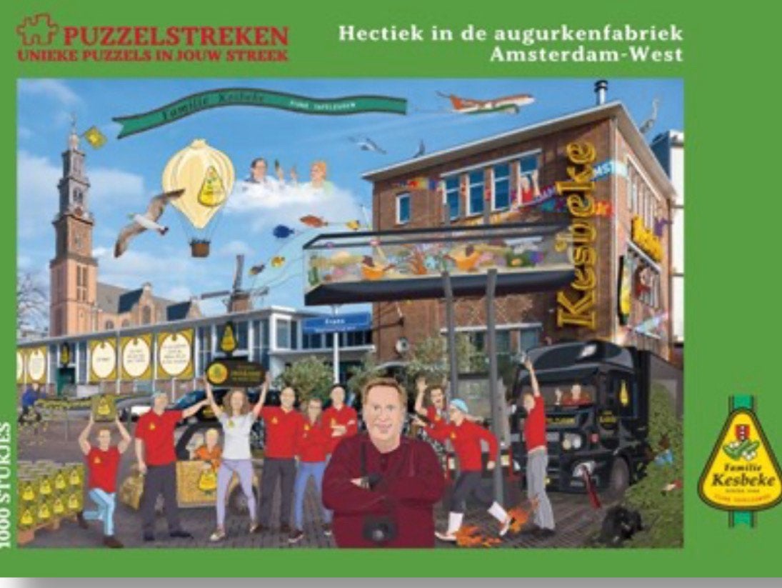 Oos Kesbeke Puzzel - Heetstee in de Suikerfabriek, Ophalen of Verzenden, 500 t/m 1500 stukjes, Nieuw, Legpuzzel