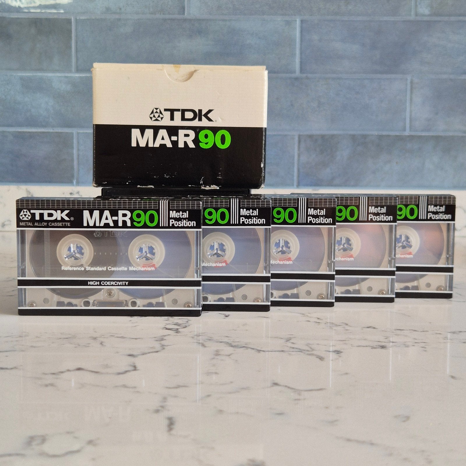TDK MA-R 90 Type IV Metal Tapes 5-pack!!, 2 t/m 25 bandjes, Overige genres, Ophalen of Verzenden, Nieuw in verpakking