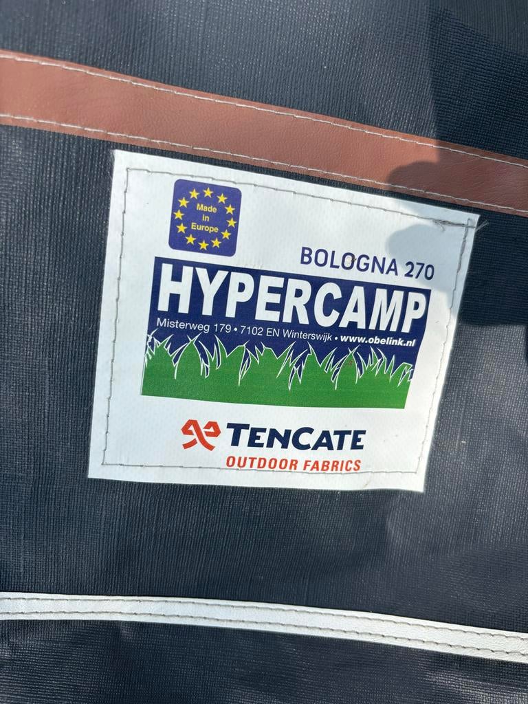 Hypercamp Bologna 270 Voortent - Ten Cate All Season, Ophalen, Zo goed als nieuw, Ten Cate All Season 240g/m2, Overige merken