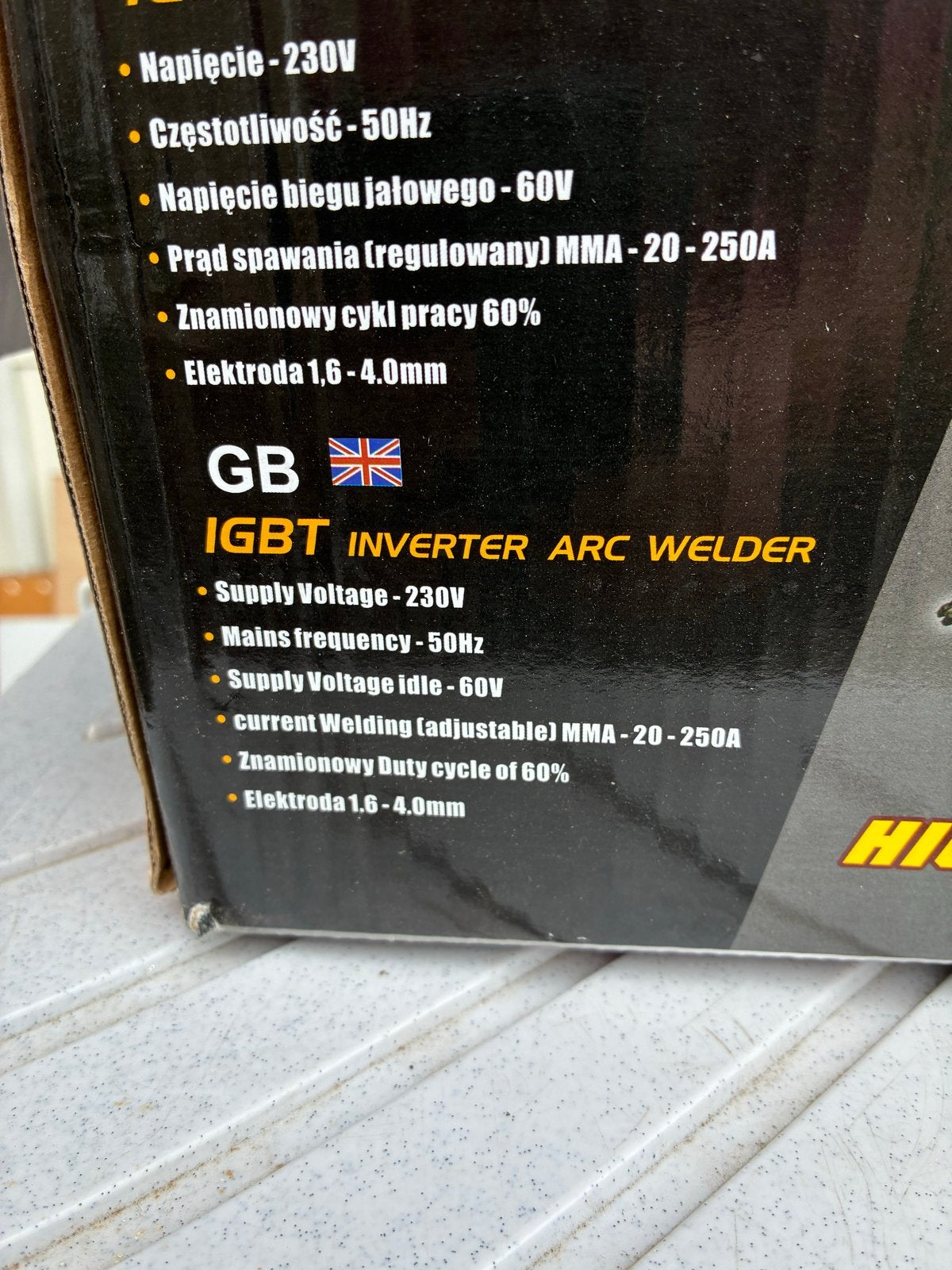 Nieuw IGBT Inverter Elektrode Lasapparaat MMA-250A, Doe-het-zelf en Verbouw, Gereedschap | Lasapparaten, Ophalen, Nieuw, 250 ampère of meer