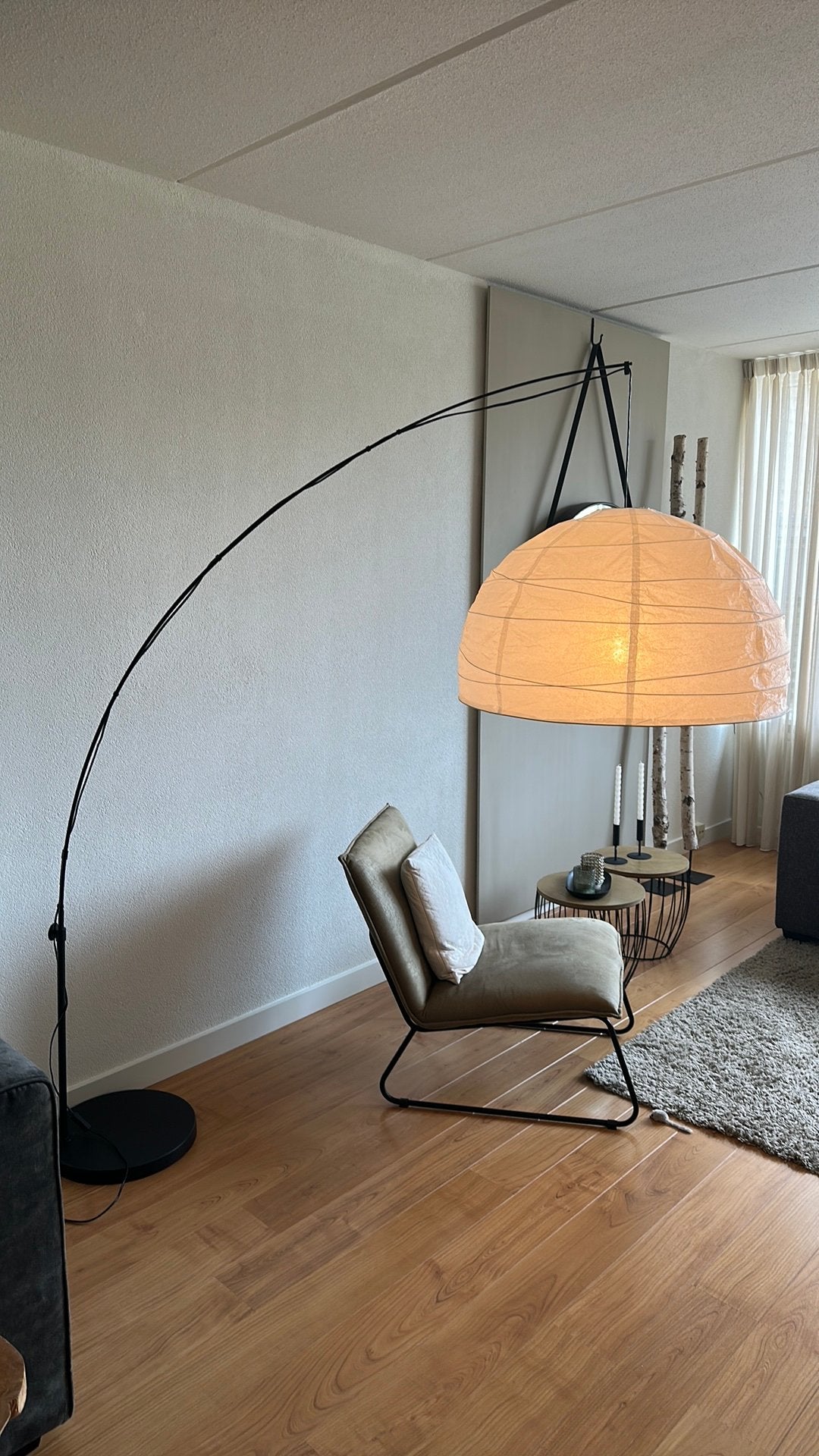 Staande lamp, Ophalen, Zo goed als nieuw, 150 tot 200 cm